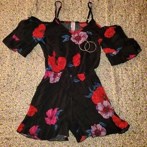 Floral Women's Romper